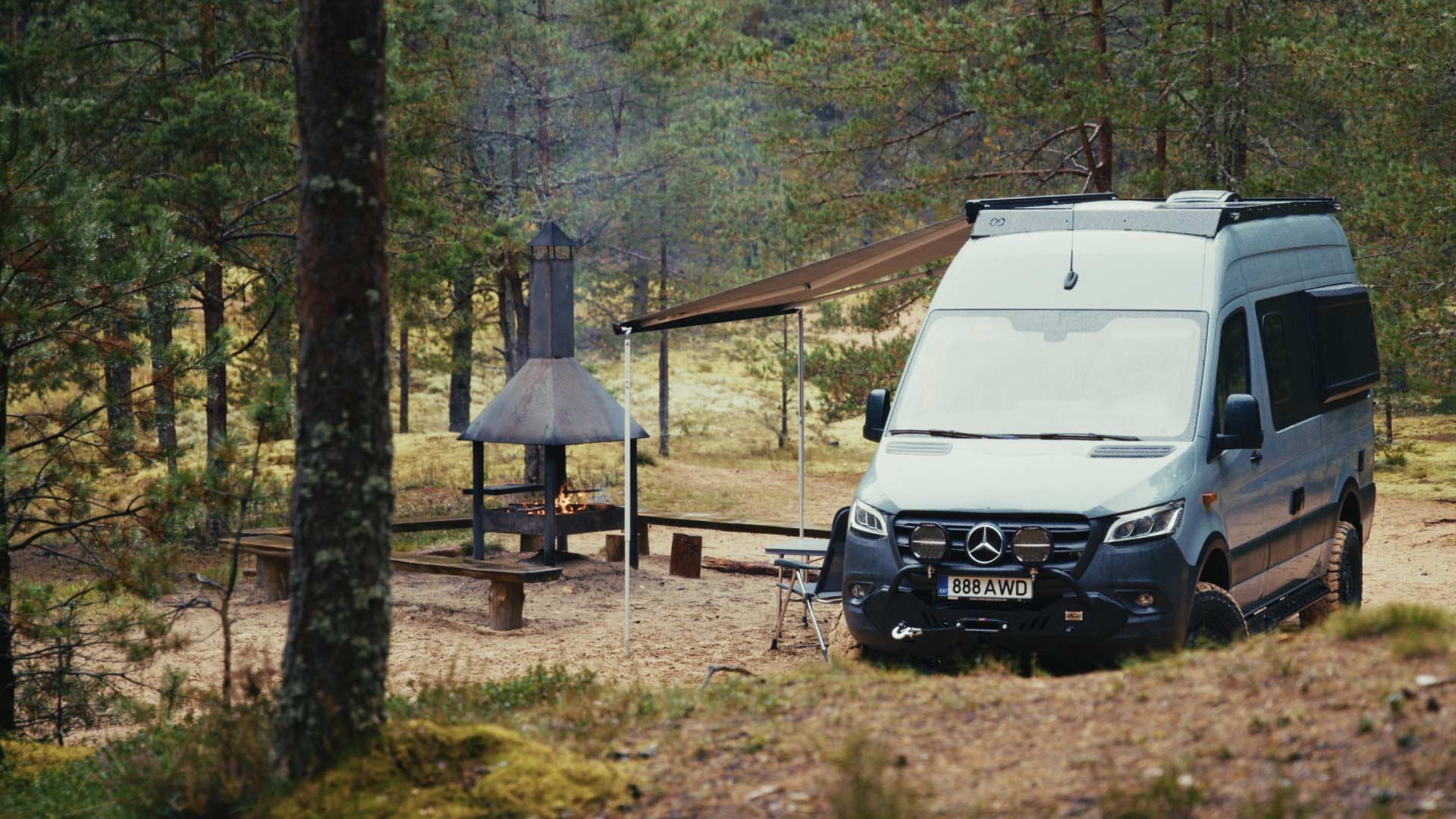 Matkaauto ehitamine Mercedes-Benz Sprinterile.